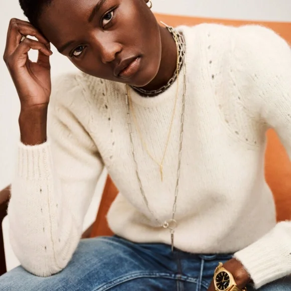 Belma Sweater ~ Ecru - Picture 2 of 6